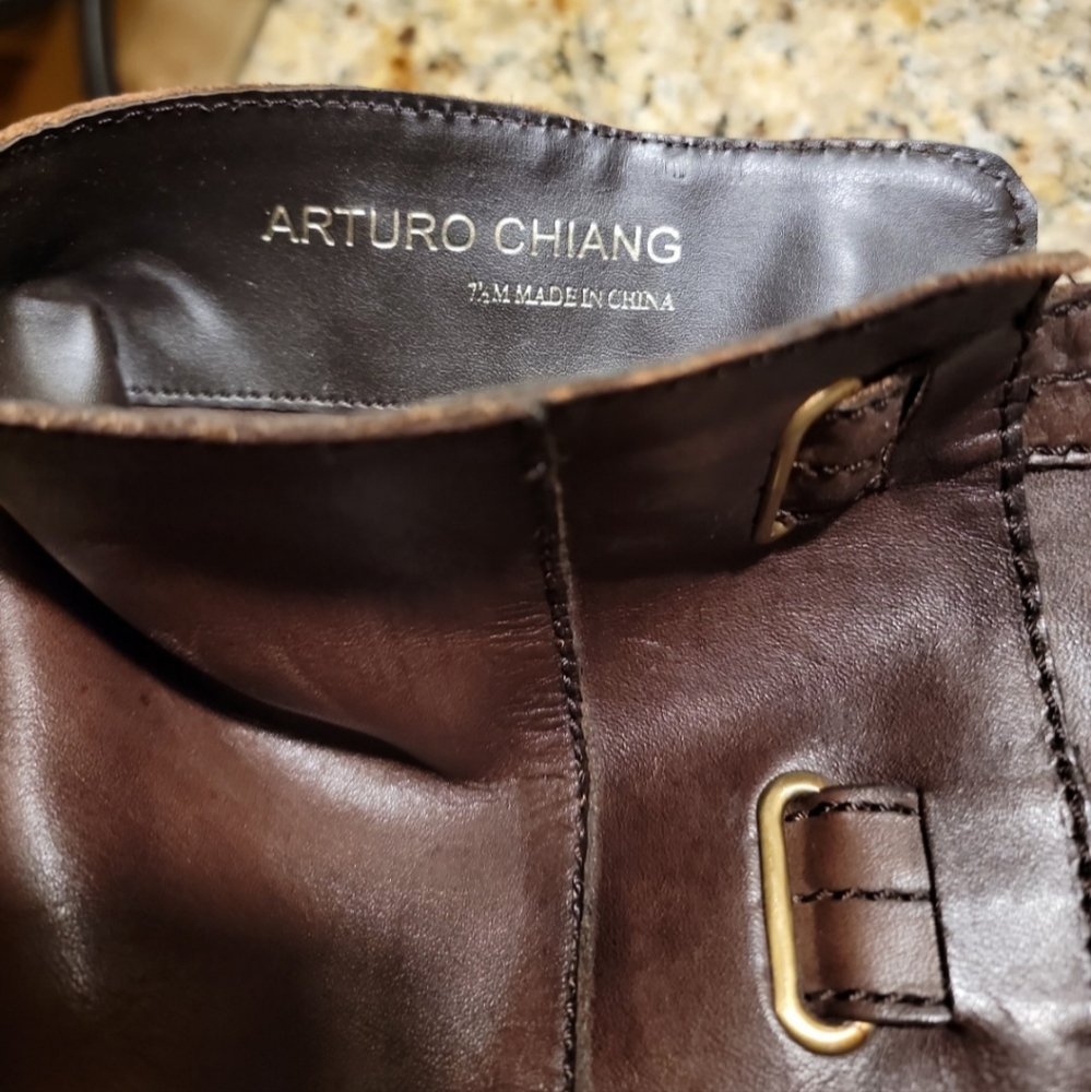 Women's Leather Riding Boot - Picture 4 of 4
